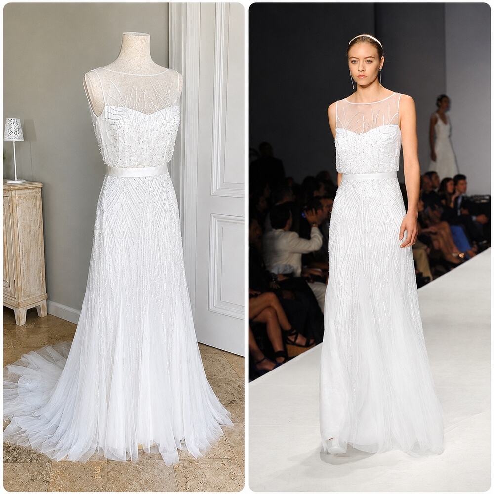 Authentic Rosa Clará Soft Vela Wedding Gown Sz 2